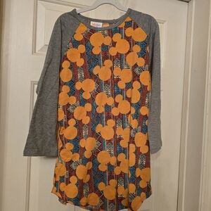 LuLaRoe Disney Randy Mickey Mouse Ears  Shirt Sz S